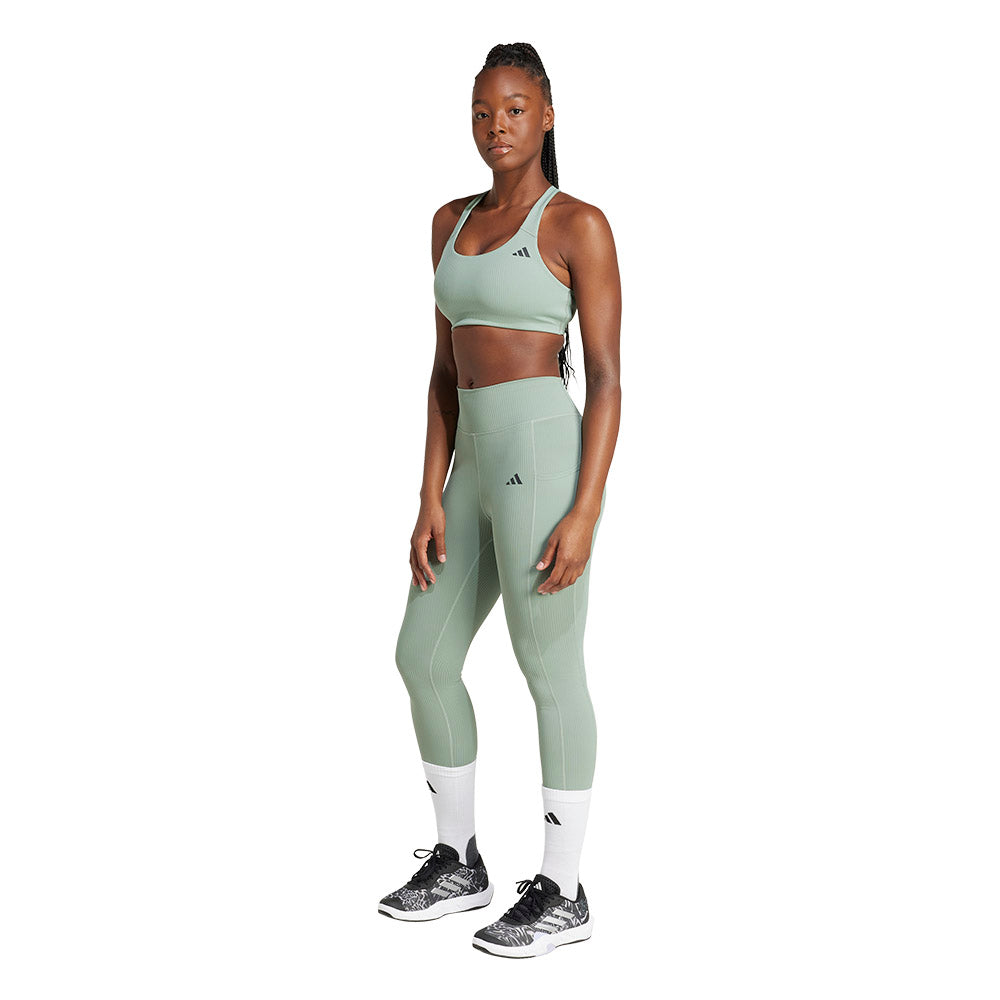 ADIDAS Powerimpact Rib Medium Support Women's Sports Bra - Supersports Thailand