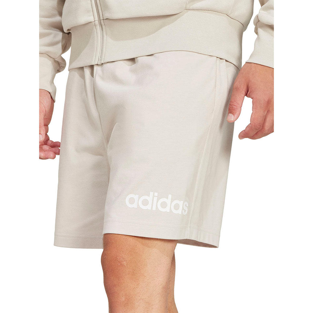 ADIDAS Essentials Linear Single Jersey กางเกงลำลองขาสั้นผู้ชาย