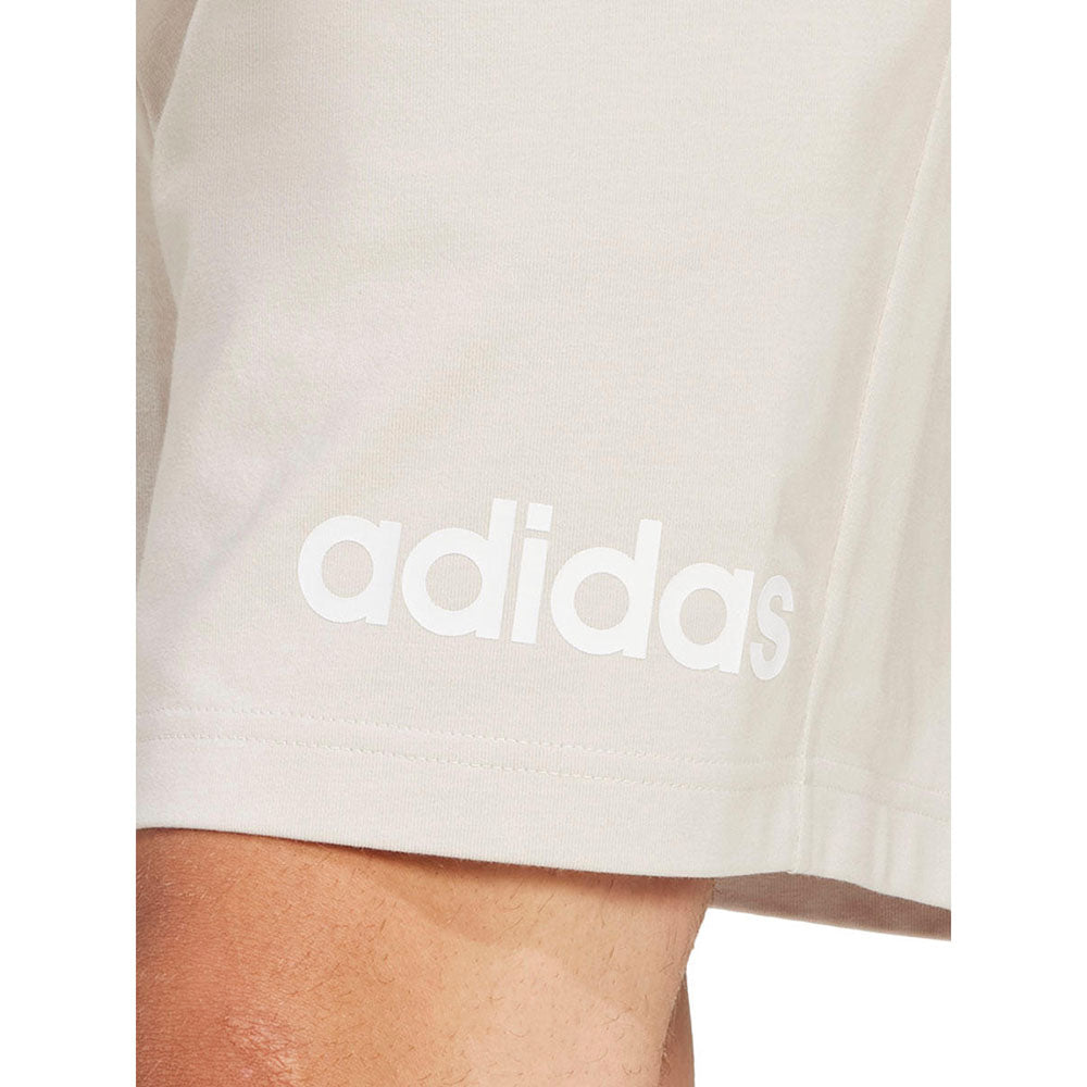 ADIDAS Essentials Linear Single Jersey กางเกงลำลองขาสั้นผู้ชาย