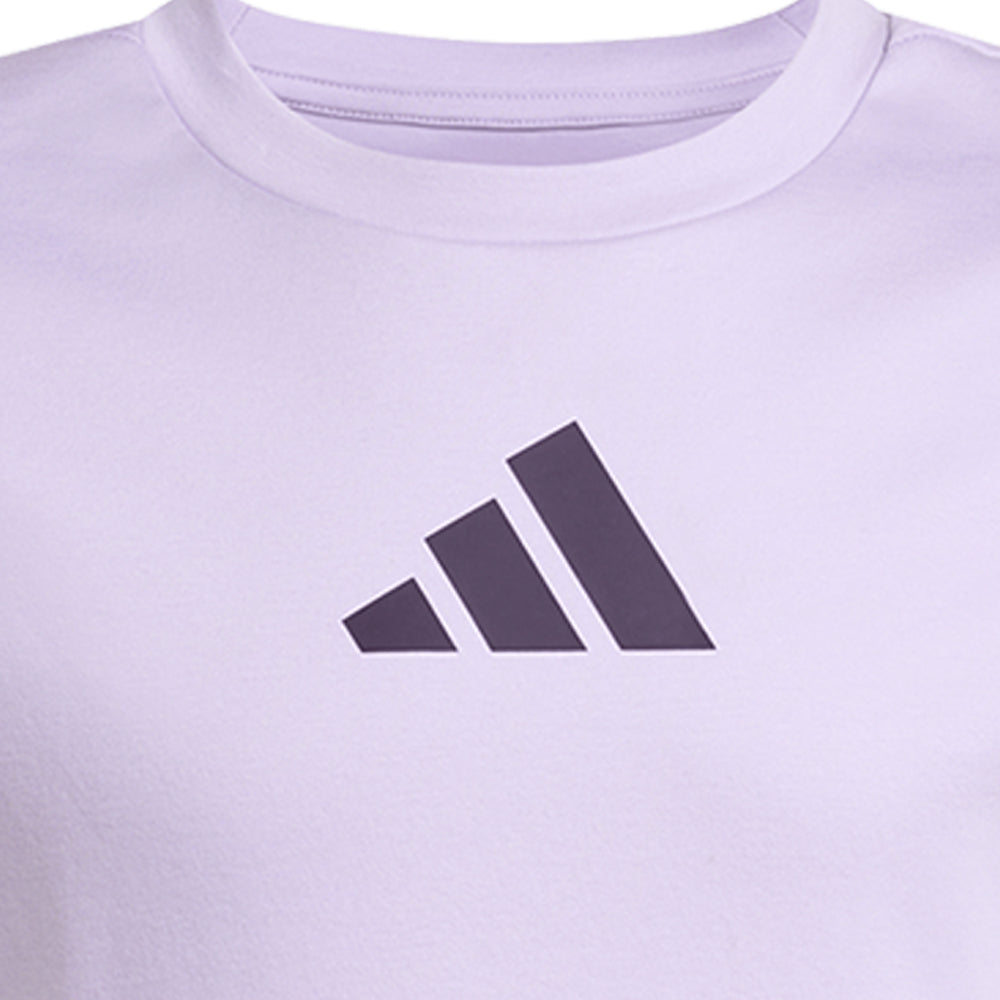 ADIDAS Z.N.E. Fitted Crop เสื้อยืดเด็กผู้หญิง