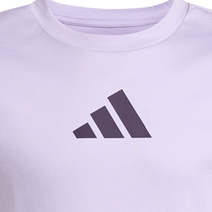 ADIDAS Z.N.E. Fitted Crop เสื้อยืดเด็กผู้หญิง