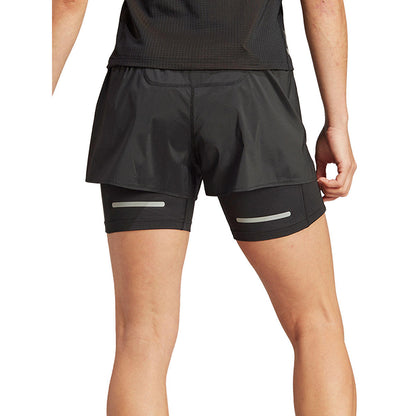 ADIDAS Ultimate Two-in-One กางเกงวิ่งขาสั้นผู้หญิง