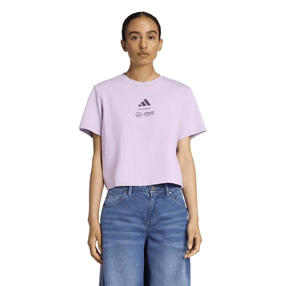 ADIDAS Mercedes - AMG Petronas Formula One Team Cropped Women's T-Shirt - Supersports Thailand Supersports Thailand