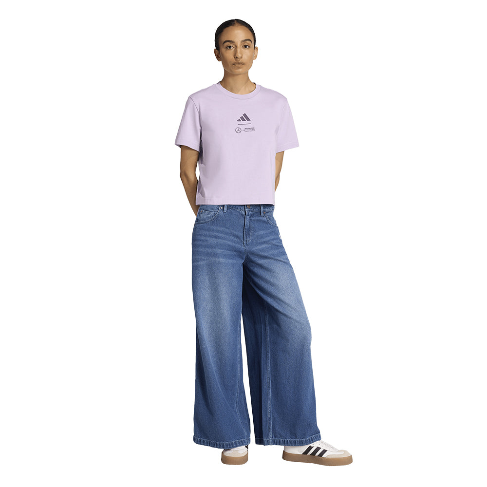ADIDAS Mercedes - AMG Petronas Formula One Team Cropped Women's T-Shirt - Supersports Thailand Supersports Thailand