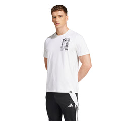 ADIDAS Messi Icon Graphic เสื้อยืดฟุตบอลผู้ชาย