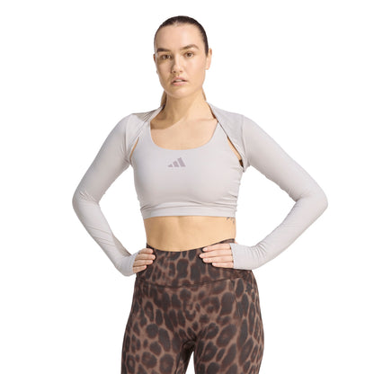ADIDAS PrimeLift Essentials Workout Contour Shrug เสื้อออกกำลังกายผู้หญิง