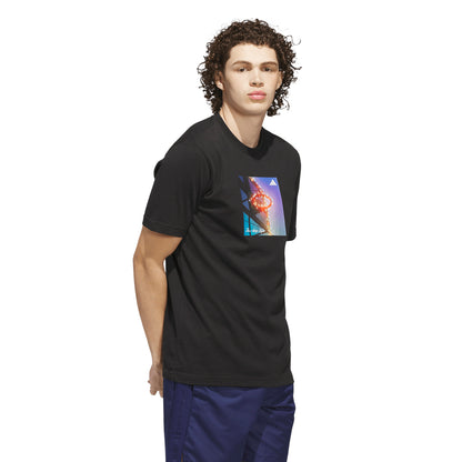 ADIDAS 3-Stripes Lights Hoops Men's Lifestyle T-Shirt - Supersports Thailand