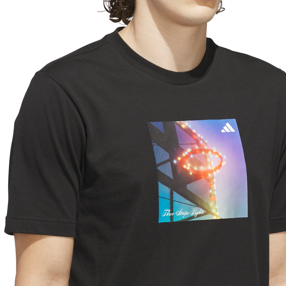 ADIDAS 3-Stripes Lights Hoops Men's Lifestyle T-Shirt - Supersports Thailand Supersports Thailand