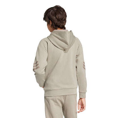 ADIDAS Future Icons 3-Stripes Full-Zip Hooded Track Kids Jacket