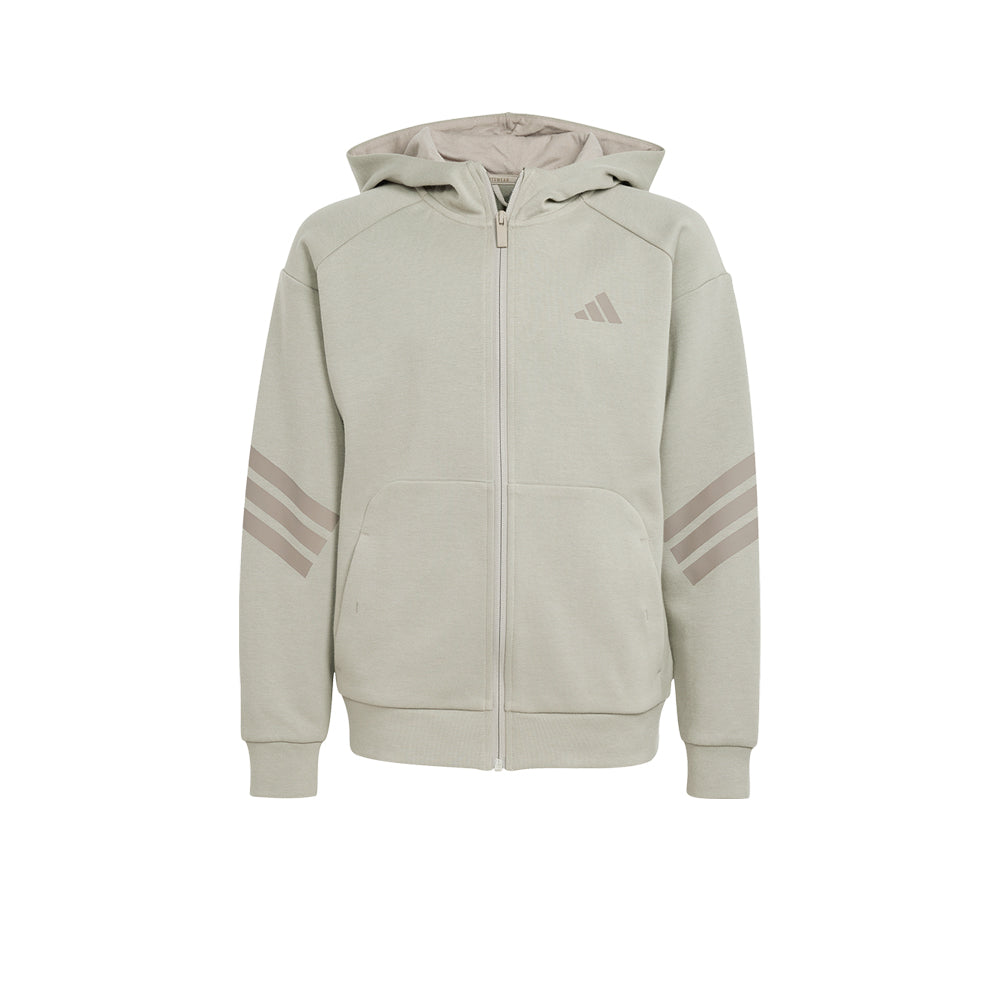 ADIDAS Future Icons 3-Stripes Full-Zip Hooded Track Kids Jacket - Supersports Thailand