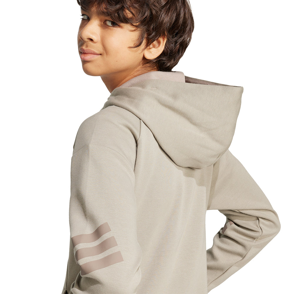 ADIDAS Future Icons 3-Stripes Full-Zip Hooded Track Kids Jacket - Supersports Thailand