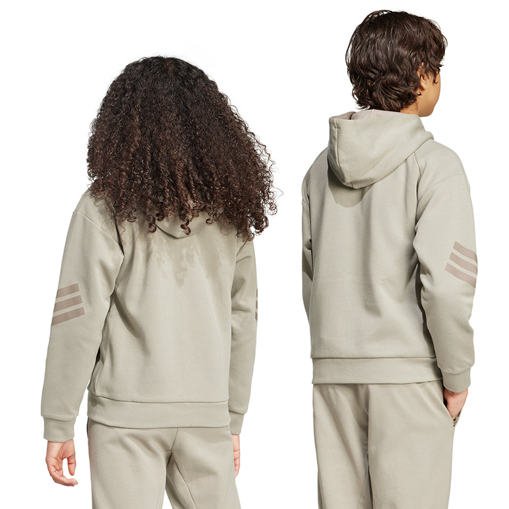 ADIDAS Future Icons 3-Stripes Full-Zip Hooded Track Kids Jacket