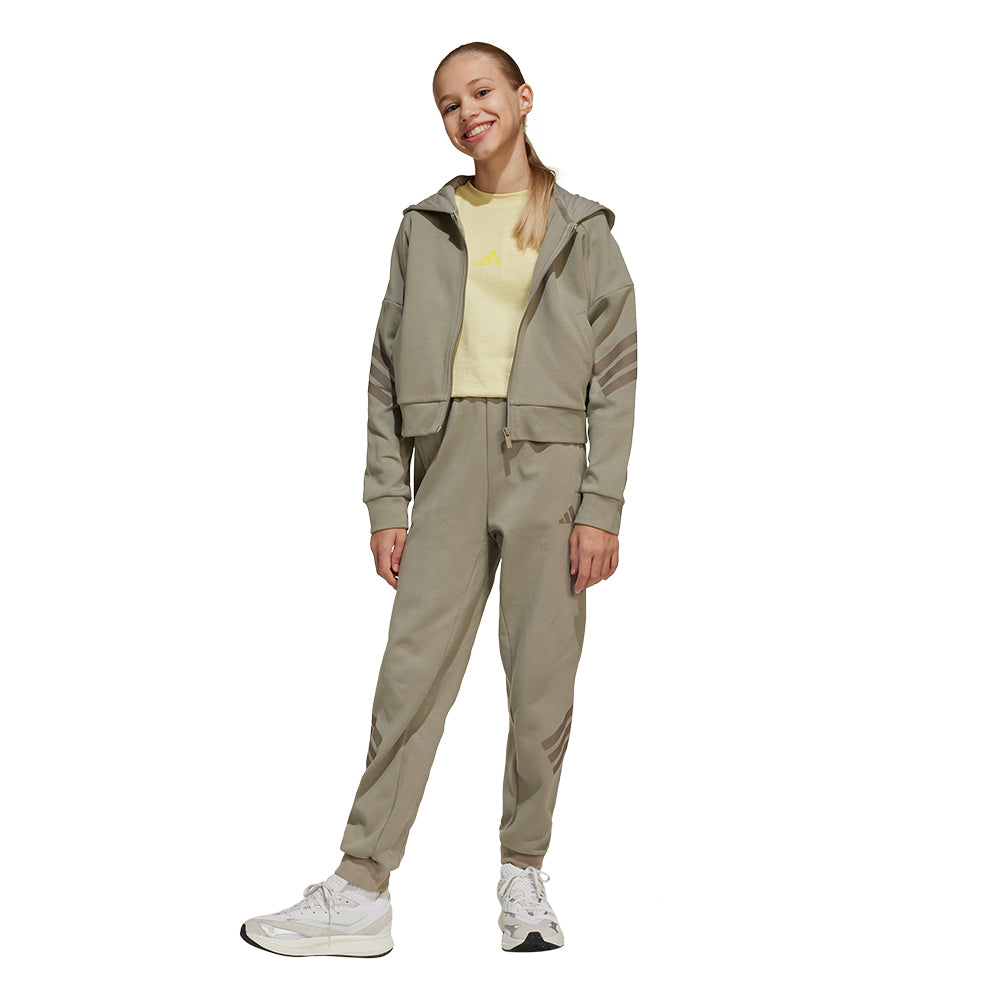 ADIDAS Future Icons 3-Stripes Wide Kids Lifestyle Pants - Supersports Thailand