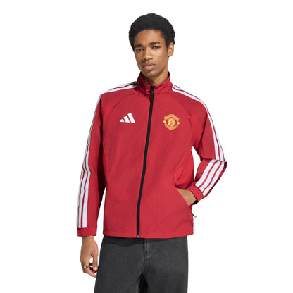 ADIDAS Manchester United Home Anthem Men's Football Jacket - Supersports Thailand