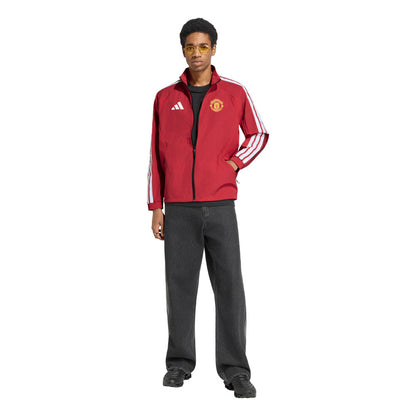 ADIDAS Manchester United Home Anthem Men's Football Jacket - Supersports Thailand