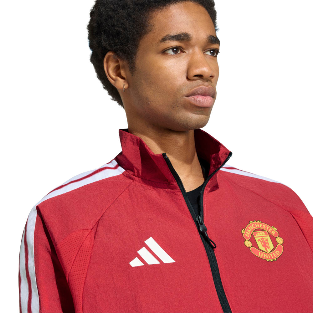 ADIDAS Manchester United Home Anthem Men's Football Jacket - Supersports Thailand