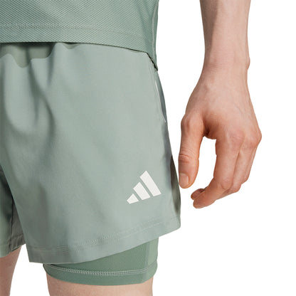 ADIDAS Own the Run CLIMACOOL 2-in-1 Men's Running Shorts
