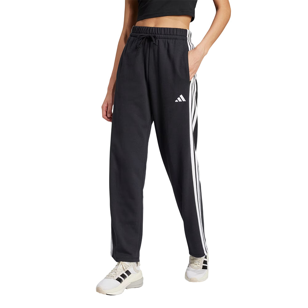 ADIDAS Essentials 3-Stripes Open Hem French Terry Women's Lifestyle Pants - Supersports Thailand Supersports Thailand