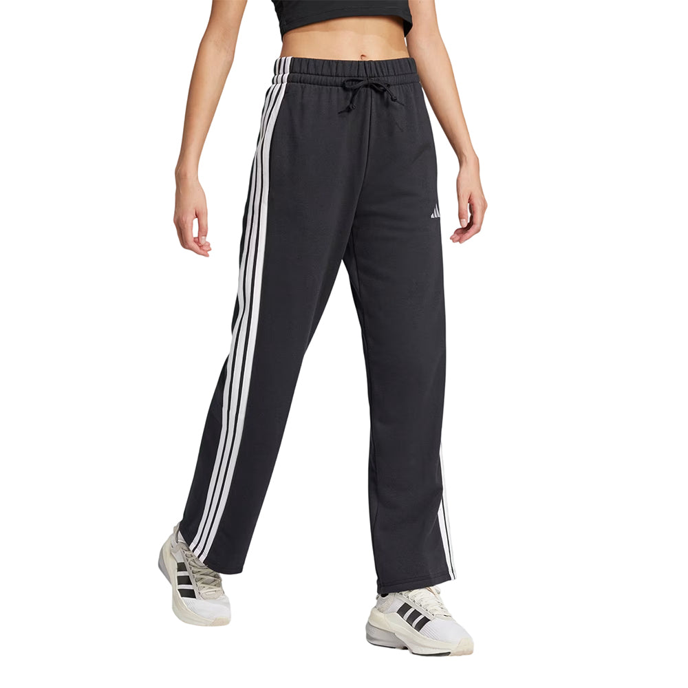 ADIDAS Essentials 3-Stripes Open Hem French Terry Women's Lifestyle Pants - Supersports Thailand Supersports Thailand