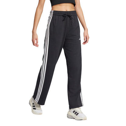 ADIDAS Essentials 3-Stripes Open Hem French Terry Women's Lifestyle Pants - Supersports Thailand