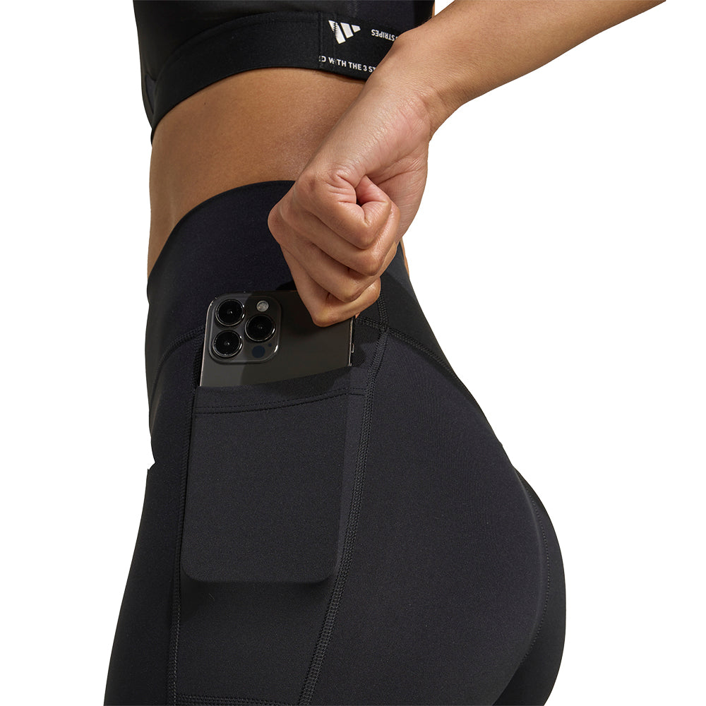 ADIDAS Optimé Essentials No Front Rise Seam 7/8 Women's Training Leggings - Supersports Thailand