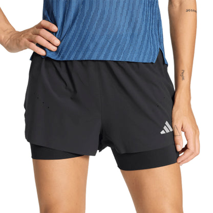 ADIDAS ADI365 Climacool+ 4 Pocket 2in1 Women's Running Shorts