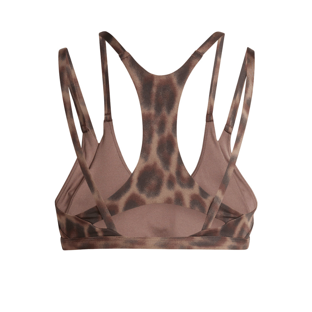 ADIDAS Optime Leopard Strappy Light Support Women's Sports Bra Supersports Thailand