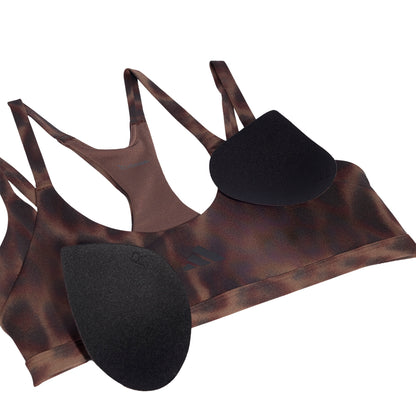 ADIDAS Optime Leopard Strappy Light Support Women's Sports Bra