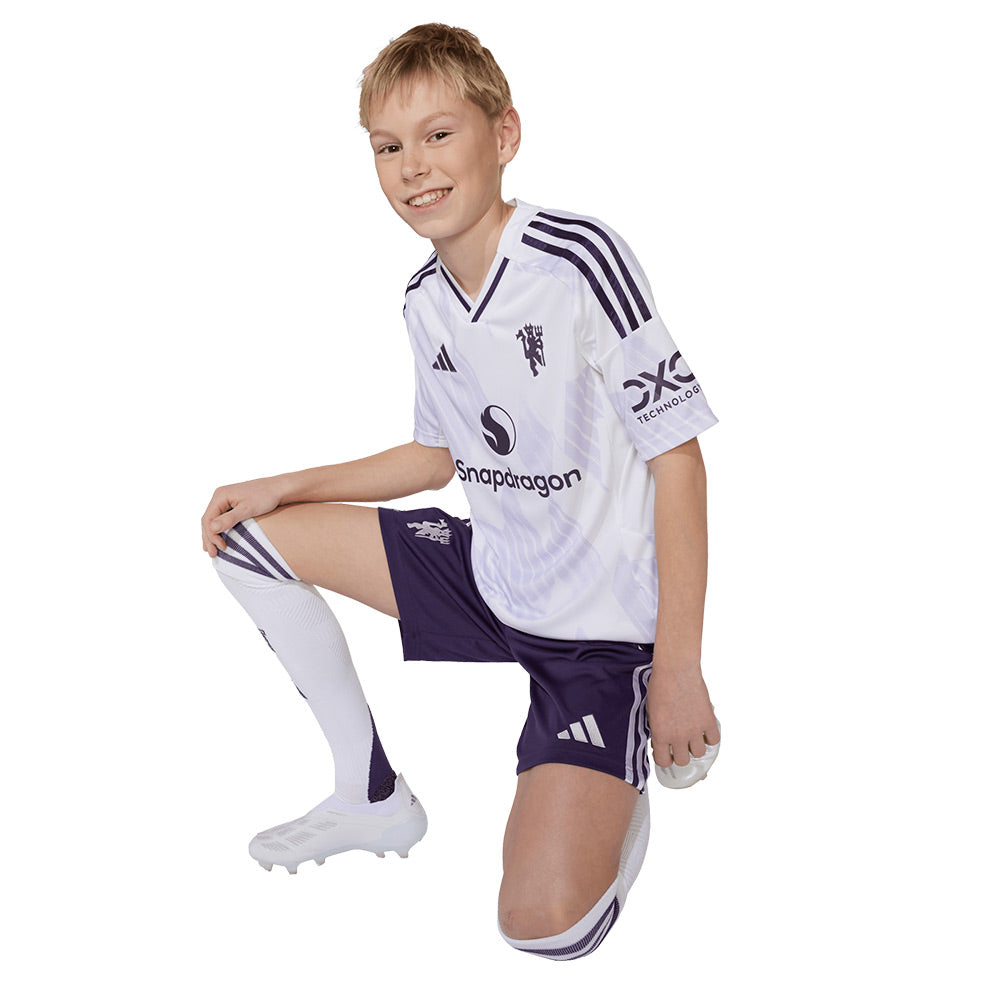 ADIDAS Kids Manchester United Away 2025/26 Football Shorts