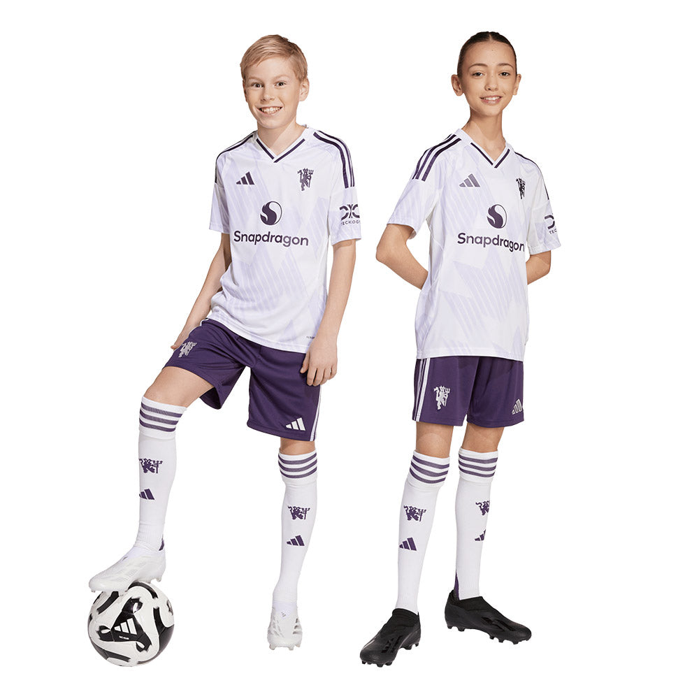 ADIDAS Kids Manchester United Away 2025/26 Football Shorts