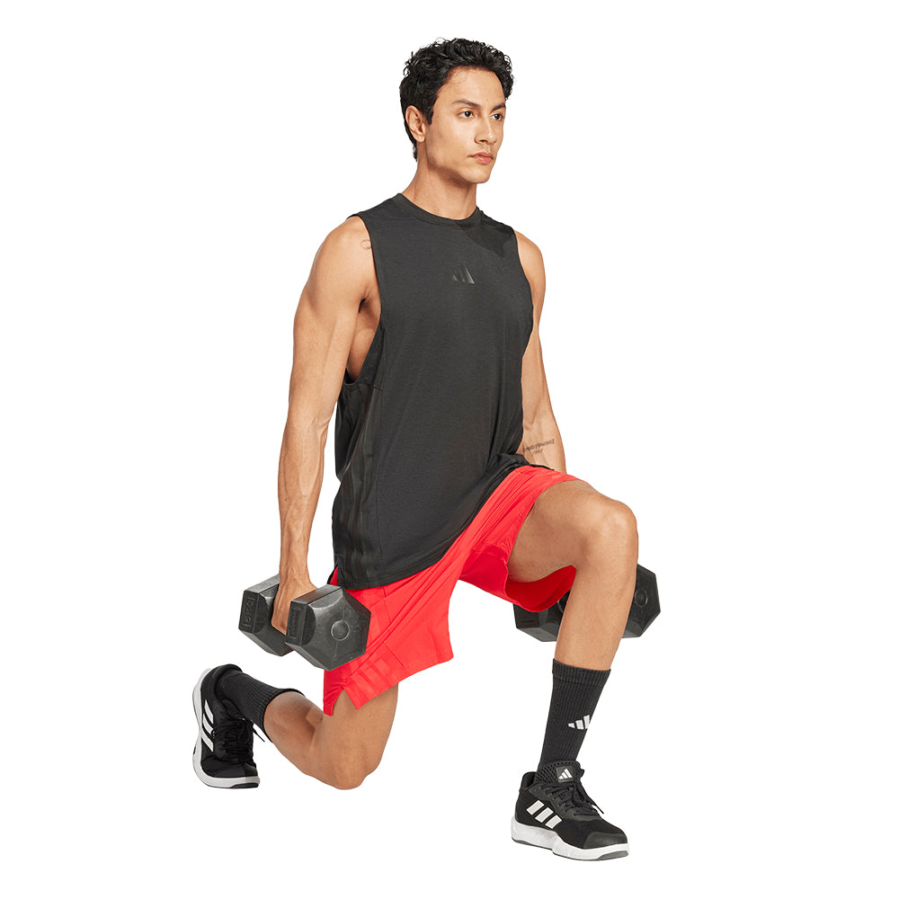 ADIDAS Designed-for-Training 3-Stripes เสื้อกล้ามออกกำลังกายผู้ชาย