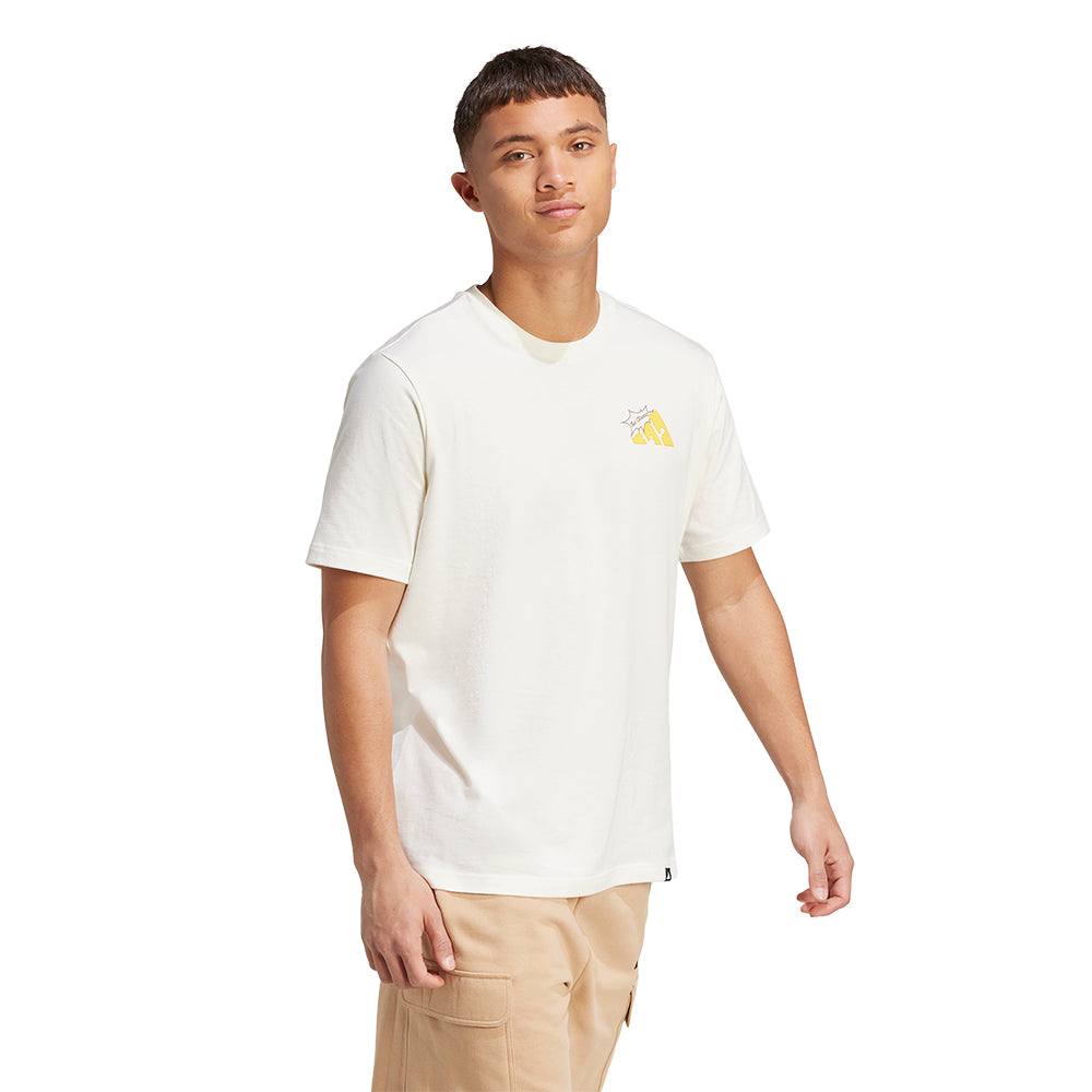 ADIDAS Food Grilled Cheese Graphic Tee เสื้อยืดผู้ชาย