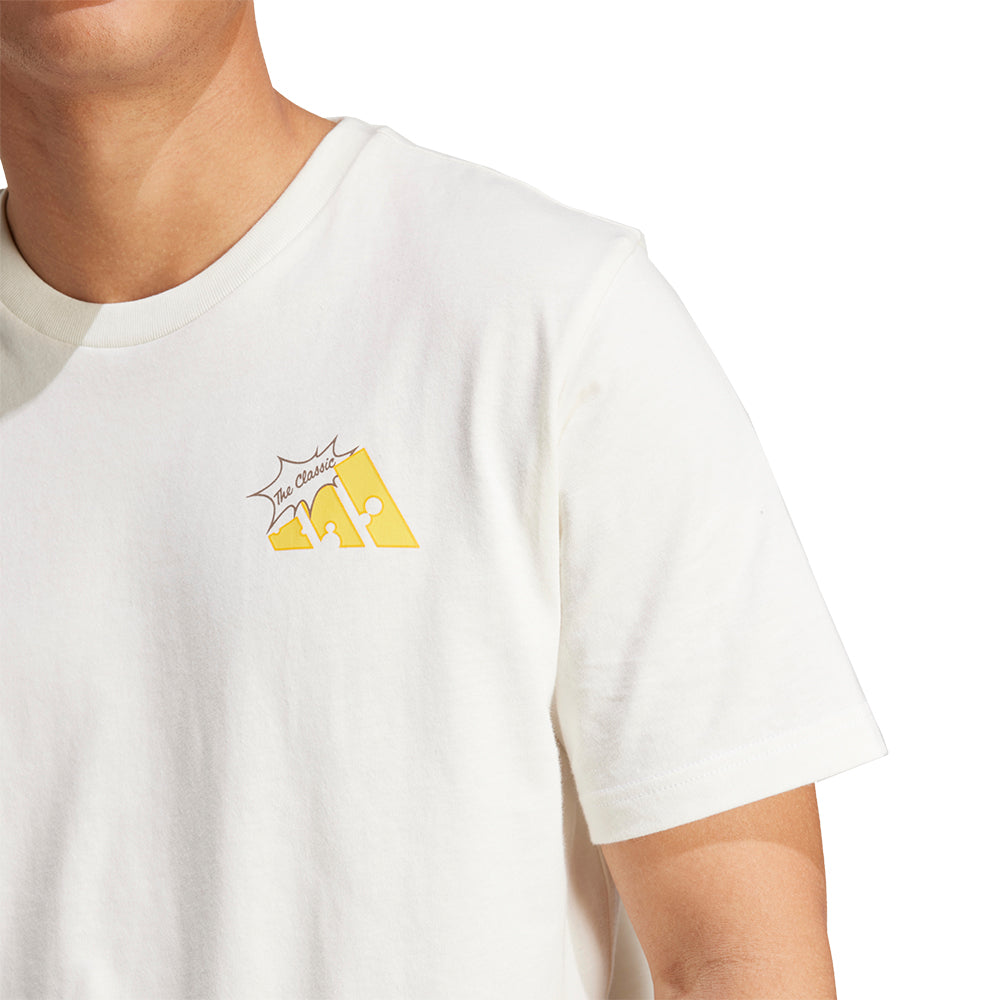 ADIDAS Food Grilled Cheese Graphic Tee เสื้อยืดผู้ชาย