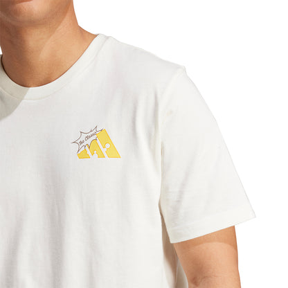ADIDAS Food Grilled Cheese Graphic Tee เสื้อยืดผู้ชาย