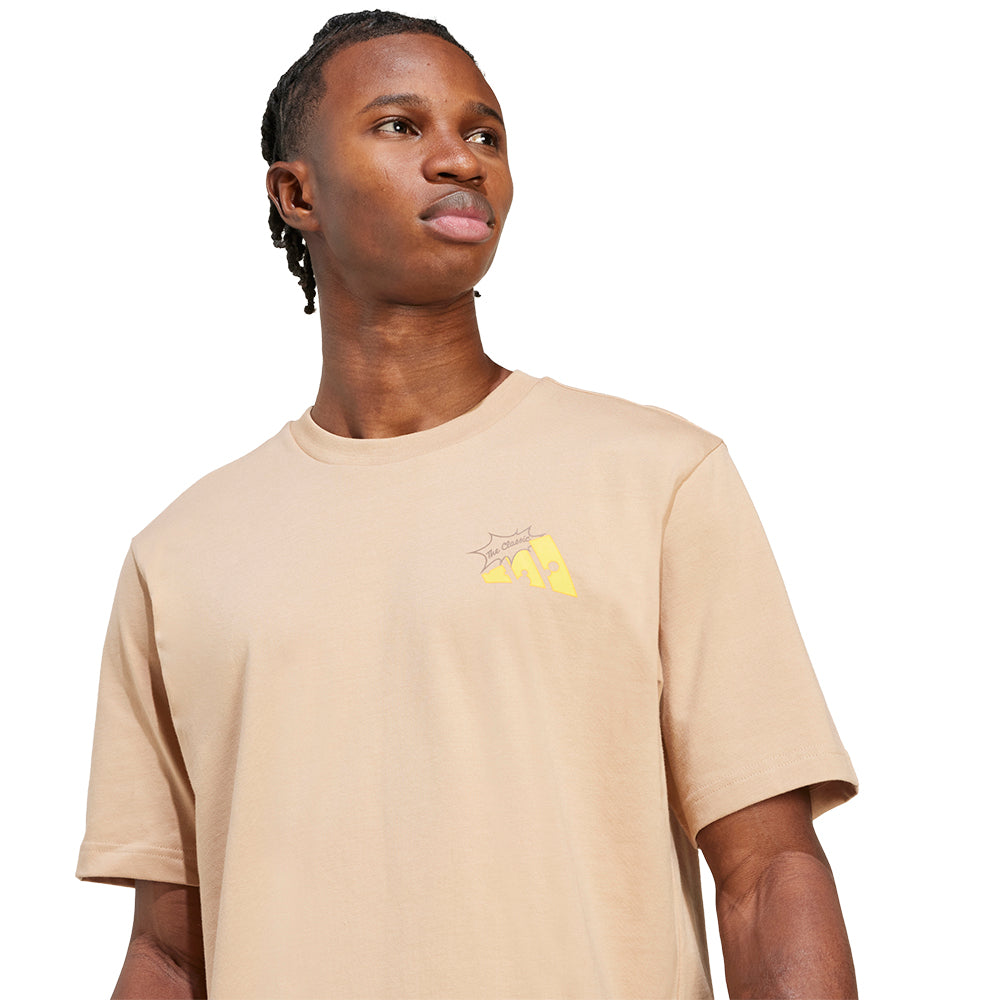 ADIDAS Food Grilled Cheese Graphic Tee เสื้อยืดผู้ชาย