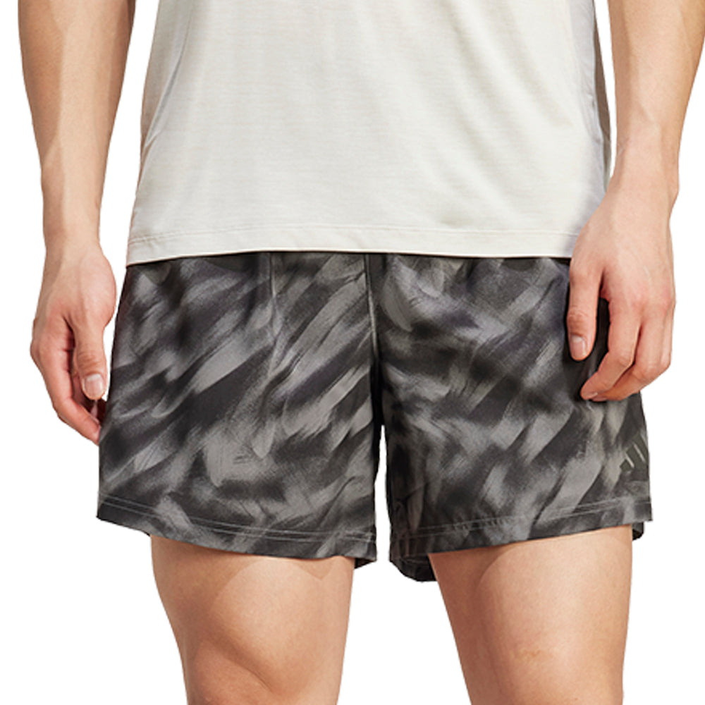 ADIDAS Own The Run Allover Print Men's Running Shorts