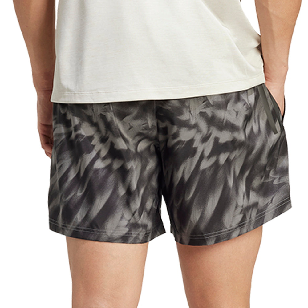 ADIDAS Own The Run Allover Print Men's Running Shorts - Supersports Thailand