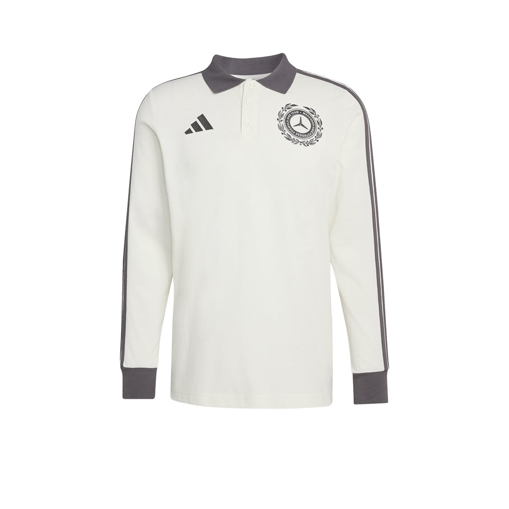 ADIDAS Mercedes - AMG Petronas Formula 1 Team Silver Arrows Icon Long Sleeve Men's Polo Shirt - Supersports Thailand