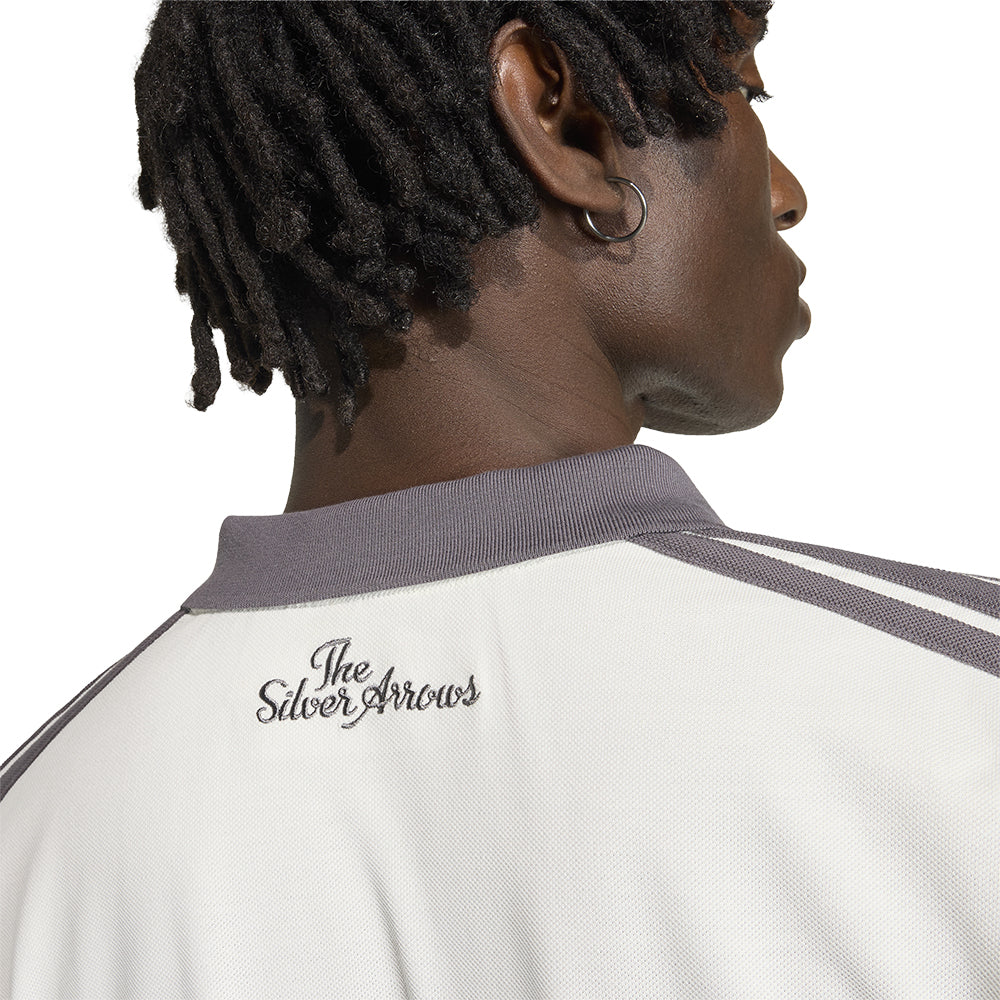 ADIDAS Mercedes - AMG Petronas Formula 1 Team Silver Arrows Icon Long Sleeve Men's Polo Shirt - Supersports Thailand Supersports Thailand