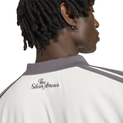ADIDAS Mercedes - AMG Petronas Formula 1 Team Silver Arrows Icon Long Sleeve Men's Polo Shirt - Supersports Thailand