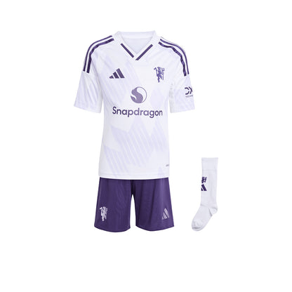 ADIDAS Kids Manchester United Away 2025/26 Jersey Set