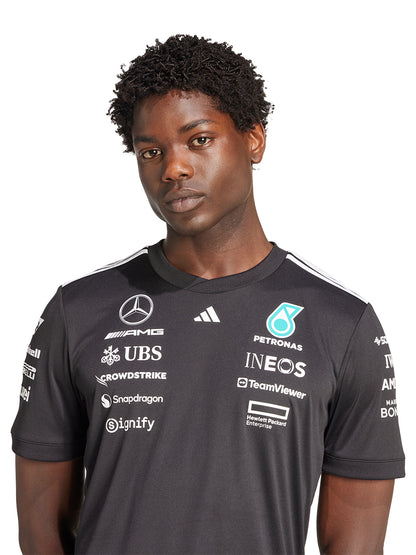 ADIDAS เสื้อแข่งรถผู้ชายทีม Mercedes - AMG Petronas Formula One