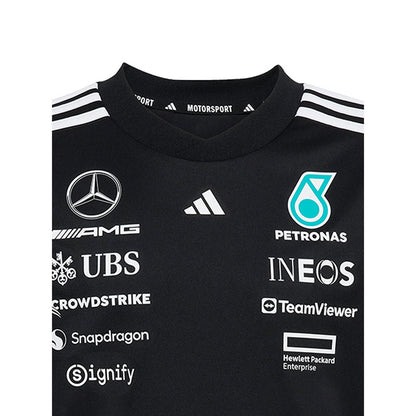 ADIDAS เสื้อแข่งรถเด็กทีมเมอร์เซเดส เอเอ็มจี ปิโตรนาส ฟอร์มูลาวัน
