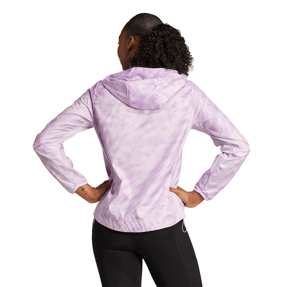 ADIDAS Own The Run Allover Print Women's Training Jacket - Supersports Thailand