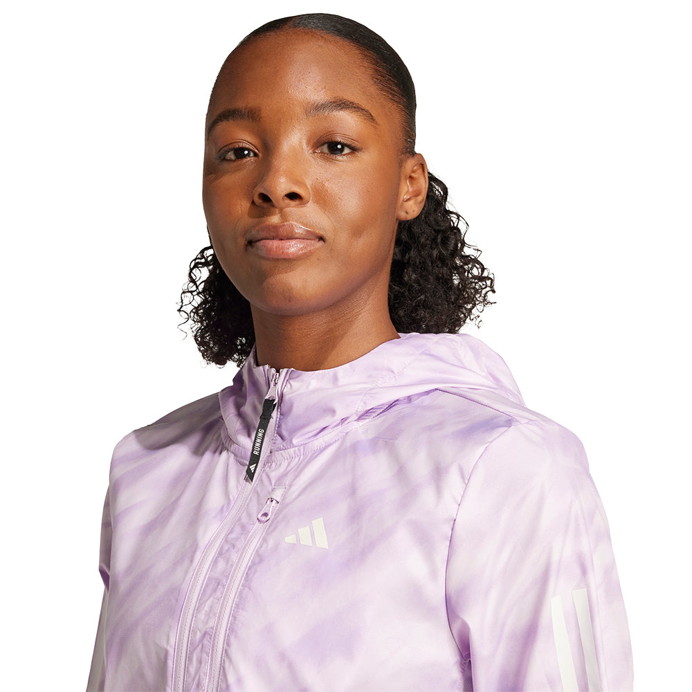 ADIDAS Own The Run Allover Print Women's Training Jacket - Supersports Thailand