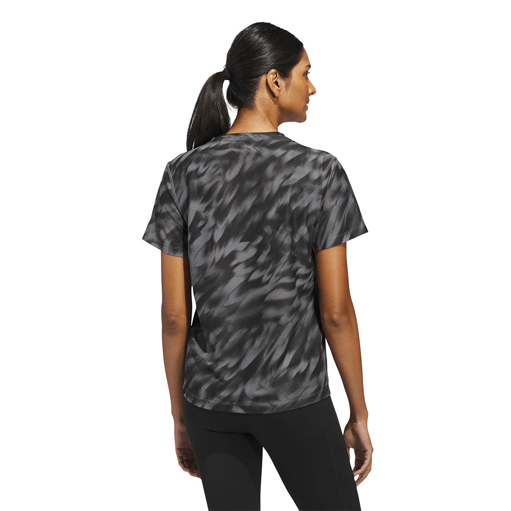 ADIDAS Own The Run Allover Print Women's Running T-Shirt - Supersports Thailand Supersports Thailand
