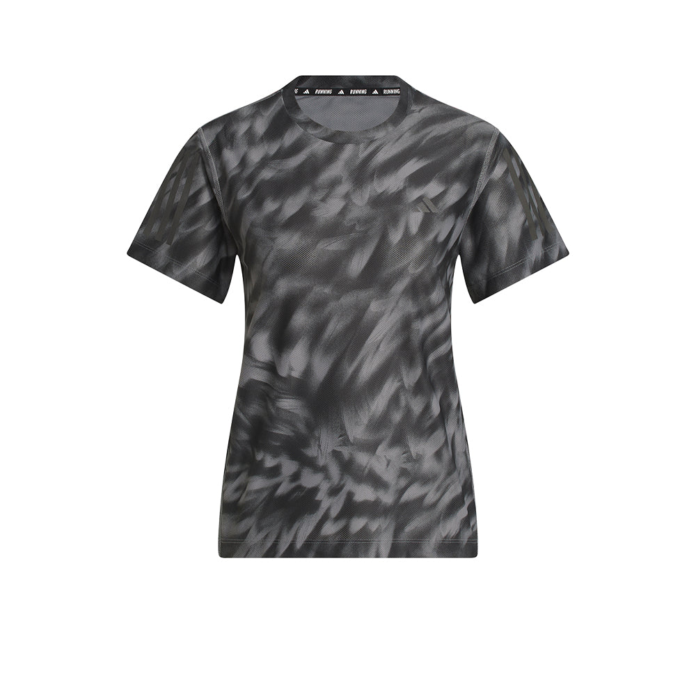 ADIDAS Own The Run Allover Print เสื้อวิ่งผู้หญิง