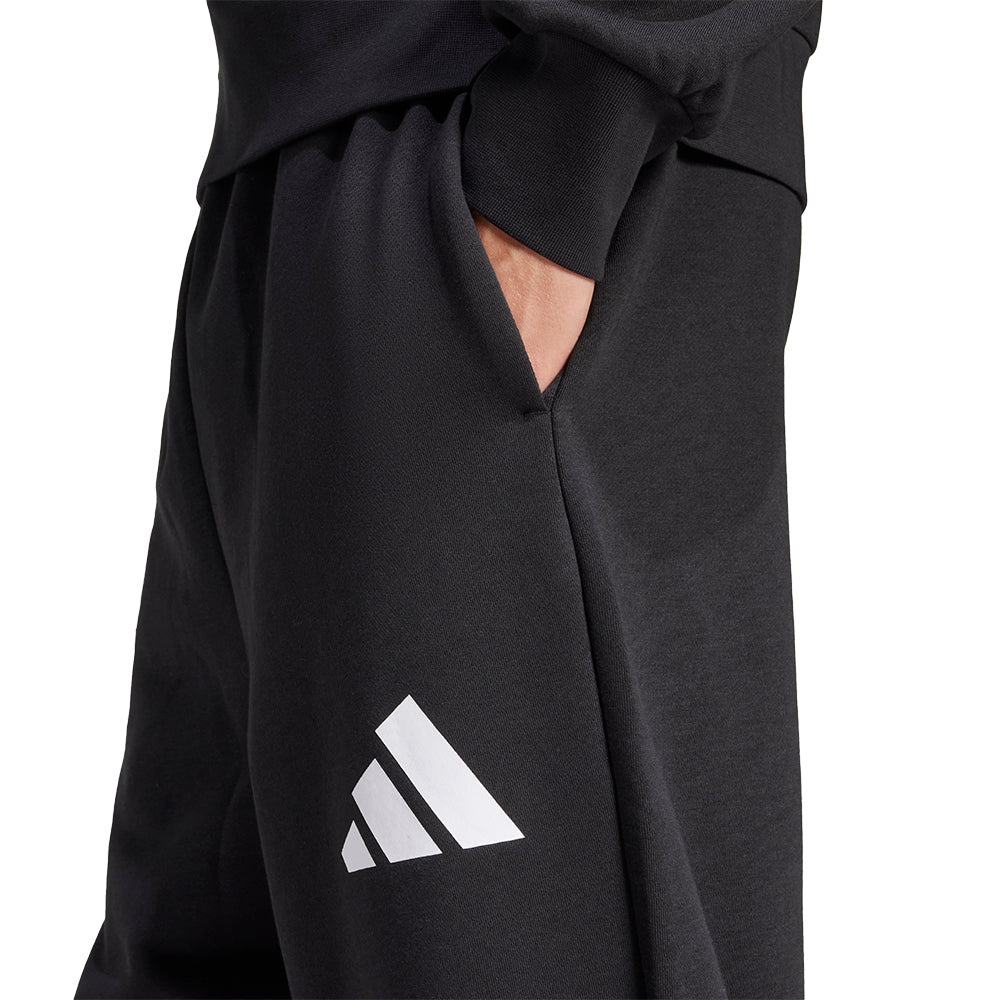 ADIDAS Essentials Wide-Leg 3 Bar Logo Men's Lifestyle Pants - Supersports Thailand