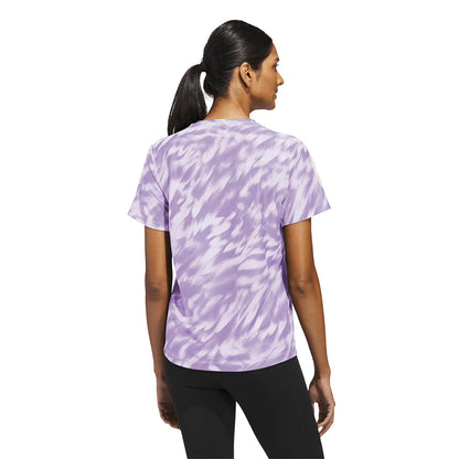 ADIDAS Own The Run Allover Print Women's Running T-Shirt - Supersports Thailand