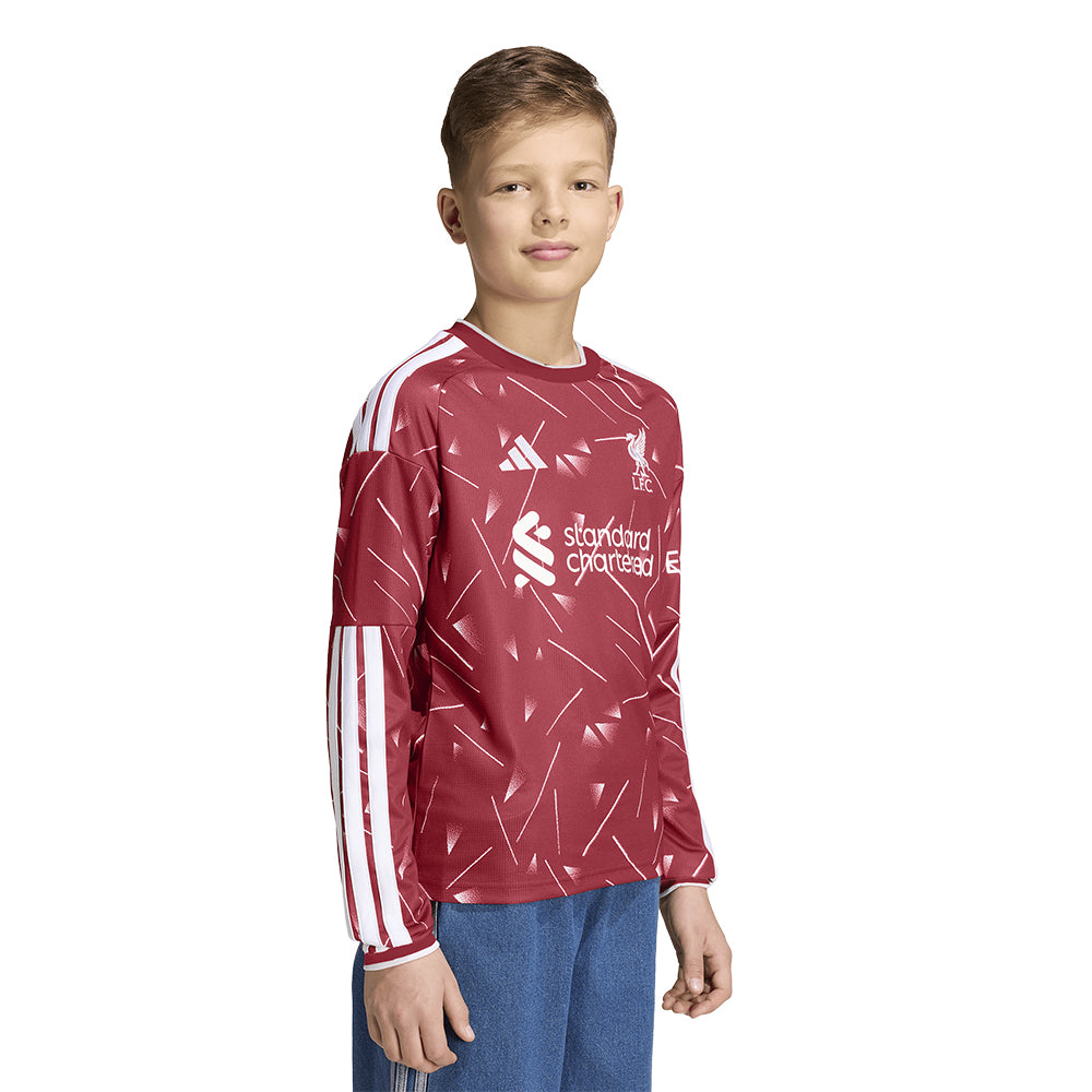 ADIDAS  Kids Liverpool FC Home 2026/27 Long Sleeve Jersey - Supersports Thailand